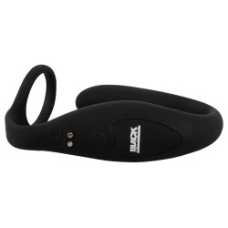 Black Velvets Cockring Plug Vibe Velvet 8 x 2.5cm